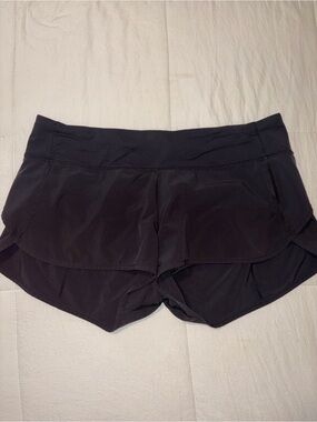 lululemon athletica Women's Black Layered Athletic Shorts